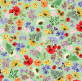 Jeweled Garden Quilt kit /Pre-cut Fabrics Ready To Sew