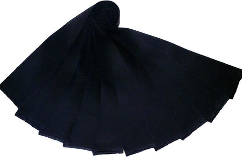 72 2 1/2" Quilting Fabric Jelly Roll Black "Dream Cotton" New Item!