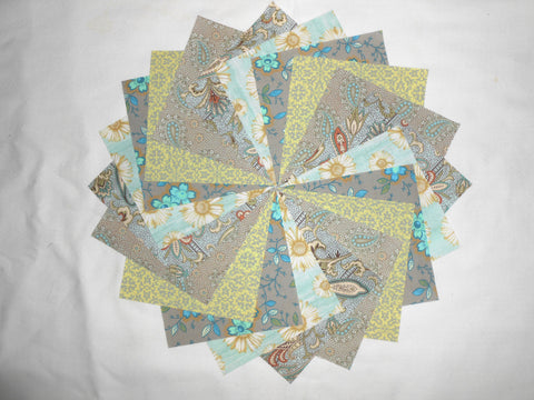 10 10 Inch Victorian Garden Quilting Squares Pack by Benartex & QT Fabrics 5 colorways