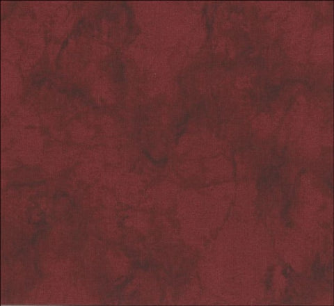 108 Inch Burgandy Marble Quilt Backing 3 Yard Piece Seamless
