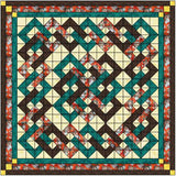 Easy Quilt Kit Autumn Chain Queen/Precut/Ready to Sew!!