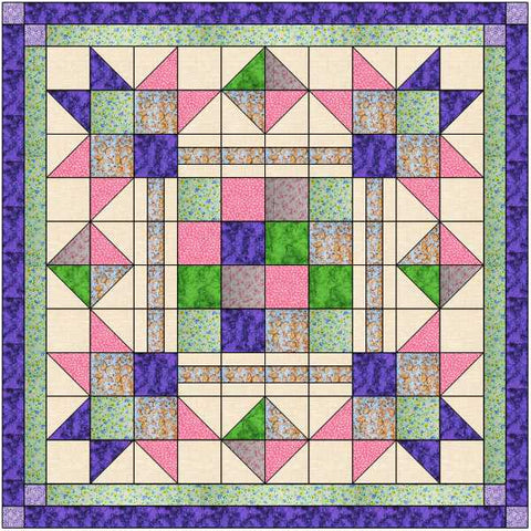 Quilt Kit Butterfly Garden Town  Square Lap Quilt/Benartex/Pre Cut & Ready to Sew!!