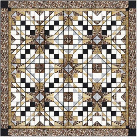 Quilt Kit  Clear Reflections Neutral /Precut/Ready to Sew!!