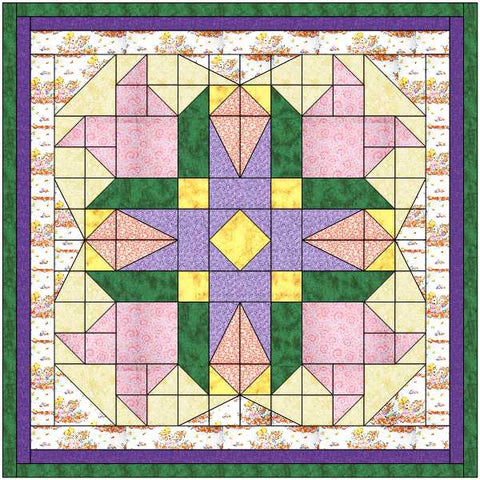 Quilt Kit Easter Blossom Quilt/Easy to Sew/ Pre-Cut