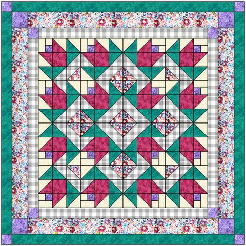 Easter Stars Farmhouse/Gray/Pre-cut Fabrics Ready To Sew