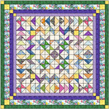 Quilt Kit/Nightingale Serenade/ Beautiful Kanvas Studio by Benartex Fabrics/QN Size/Pre Cut & Ready to Sew!! Brand New Quilt Kit!!!