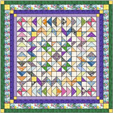 Quilt Kit/Nightingale Serenade/ Beautiful Kanvas Studio by Benartex Fabrics/QN Size/Pre Cut & Ready to Sew!! Brand New Quilt Kit!!!