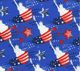 Easy Quilt Kit Star Medallion Patriotic/Precut/Ready to Sew!! 69" X 69"