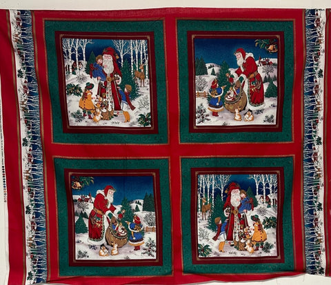 St Nicalaus Wall Hanging/ Pillow Panel 36" X 43"