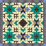 Quilt Kit/Southwestern Totem Full Size/Pre-cut Fabric Ready To Sew/Beautiful!