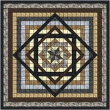 Easy Quilt KIt Tumbling Star Neutral Queen/Precut/Ready to Sew!!