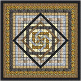Easy Quilt Kit Tumbling Star King/Tan and Grays/Precut/Ready to Sew!…