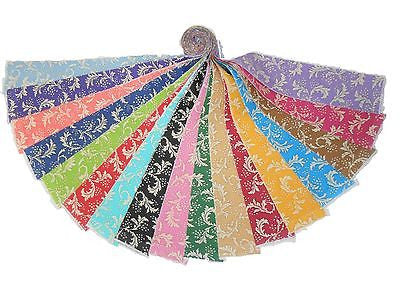 17 2.5" Beautiful "LOVELY" Quilting Fabric Jelly Roll  !! NEW-WOF-17 colors-1 ea