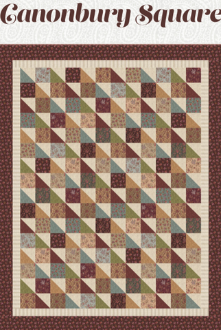 Easy Quilt Kit Canonbury Square/ Pre-Cut and ready to sew! 60" X 76"