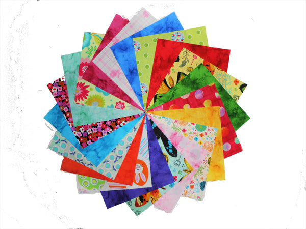 40 10 Inch Happy Easter Quilting Fabric Squares/Layer Cake/ 20 prints –  Material Maven Quilting