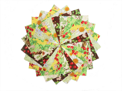 10 10 Inch Prairie Fields Quilting Square Prints by Benartex & Wilmington Prints Gorgeous!