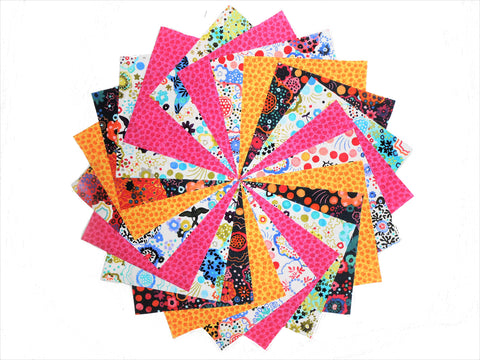 40 5" Quilting Fabric Squares Enchanted Daydreams