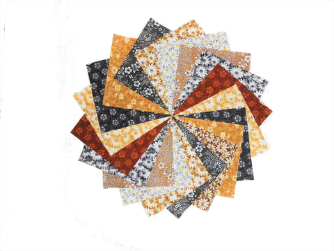 40 5" Quilting Fabric Squares Shades Of Neutral  Gorgeous