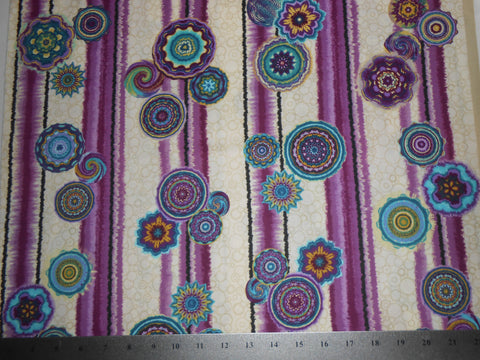 By the Yard/ "Circle Play" by Benartex