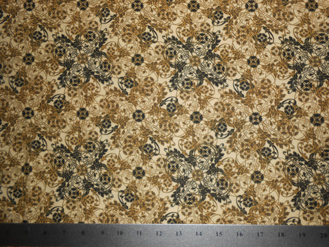 By the Yard/ "French Roosters" Cream by Rebecca Barr of Penny Rose Fabrics