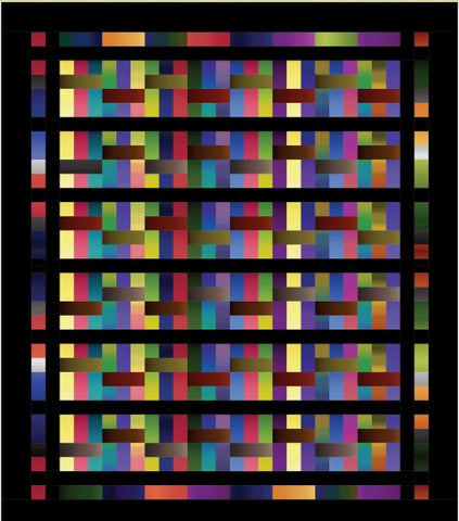 Quilt Kit Colorband Precut Benartex Fabric Essentials Gradations