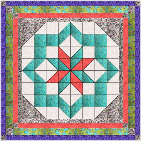 Quilt Kit Constellation Day at the Beach Pre-cut Ready to sew