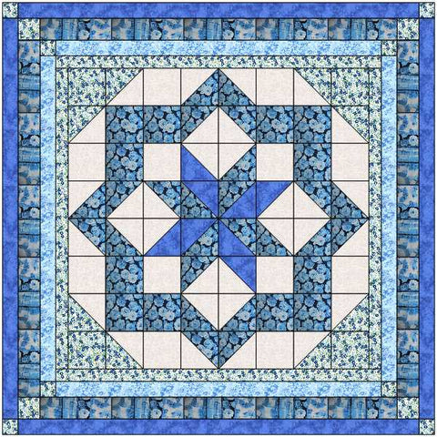 Quilt Kit/Constellation Beautiful Classic Navy/Pre-cut Fabrics Ready to Sew