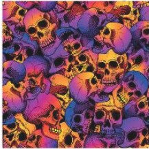 Digitally Printed "Skull Light" by MDG by the yard!!!!