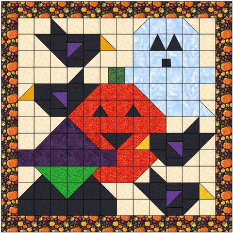 Easy Quilt Kit We Gotta Crow /56" X 56"/Pre-cut Fabric Ready To Sew