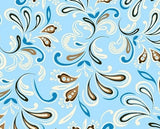 Easy Quilt Kit Heavens Variation Blue/Brown/Precut/Ready to Sew