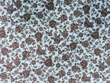 Quilt Kit Carpenter Wheel/ Blue and Brown/Pre-cut Fabric