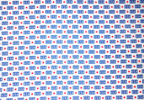 Quilt Kit Patriotic Paper Chain Queen 90" X 90"/Pre-cut Fabrics Ready To Sew