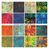 64 5 inch Bali Tropical Cove Charm Pack/16 colorways/4 of each