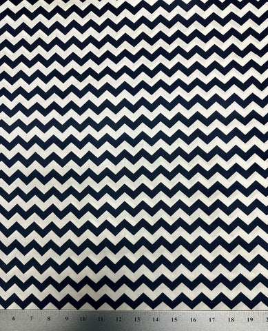 Navy Chevron by the yard/ from MDG