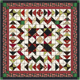 Quilt Kit Radiant Christmas with Holiday Charm fabric by Benartex/Full Size