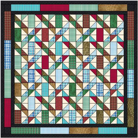 Easy Quilt Kit Ribbons & Bows Full Size/Pre Cut & Ready to Sew!!
