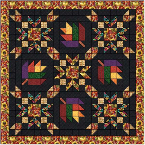 Easy Quilt Kit Autumn Dance /Precut/Ready to Sew!!