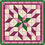 Quilt Kit Rose Garden Carpenter Star Queen /Pre Cut & Ready to Sew!!