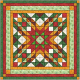 Quilt Kit Christmas Star Beautiful Tonals and Christmas Prints/Pre Cut & Ready to Sew!!