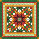 Quilt Kit Christmas Star Queen Beautiful Tonals and Christmas Prints/Pre Cut & Ready to Sew!!