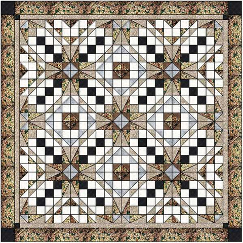 Quilt Kit  Clear Reflections Neutral /Precut/Ready to Sew!!