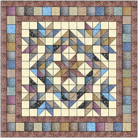 Quilt Kit Country Chic Beautiful Patriotic Fabrics by MDG/Pre Cut & Ready to Sew!!