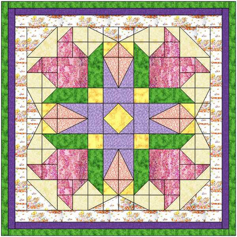 Quilt Kit Easter Blossom Quilt/Easy to Sew/ Pre-Cut