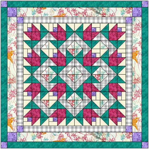 Easter Stars Farmhouse/Gray/Pre-cut Fabrics Ready To Sew