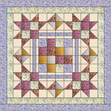 Quilt Kit Floral Bouquet Town  Square Lap Quilt/Benartex/Pre Cut & Ready to Sew!!