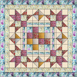 Quilt Kit Floral Bouquet Town  Square Lap Quilt/Benartex/Pre Cut & Ready to Sew!!