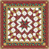 Quilt Kit Galaxy Star Autumn Beautiful!/Pre-cut Fabrics Ready To Sew!