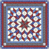 Quilt Kit Galaxy Star Patriotic/Pre-cut Fabrics Ready To Sew!!