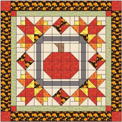 Hello Fall Quilt Kit/Table Topper 54"X54"/Pre-cut Fabric Ready To Sew