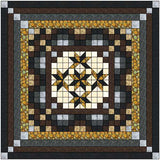 Nine Patch Starlily Neutral/Precut Fabrics Ready To Sew/Queen